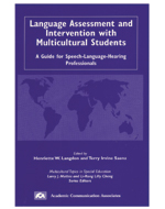 Language Assessment and Intervention with Multicultural Students