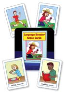 Language Booster Action Cards - English and Spanish
