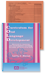 Curriculum for Oral Language Development - COMPLETE KIT with Profile Cards