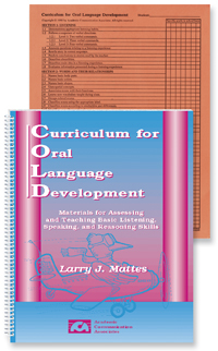 Curriculum for Oral Language Development - COMPLETE KIT with Profile Cards