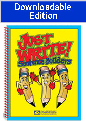 Just Write Sentence Builders (Downloadable Edition)