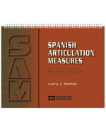 Spanish Articulation Measures (SAM)- COMPLETE KIT INCLUDES MANUAL AND 50 FORMS
