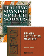 Spanish Articulation Measures (SAM) PLUS Teaching Spanish Speech Sounds - Save $5.00