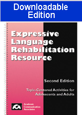 Expressive Language Rehabilitation Resource (Downloadable Edition)